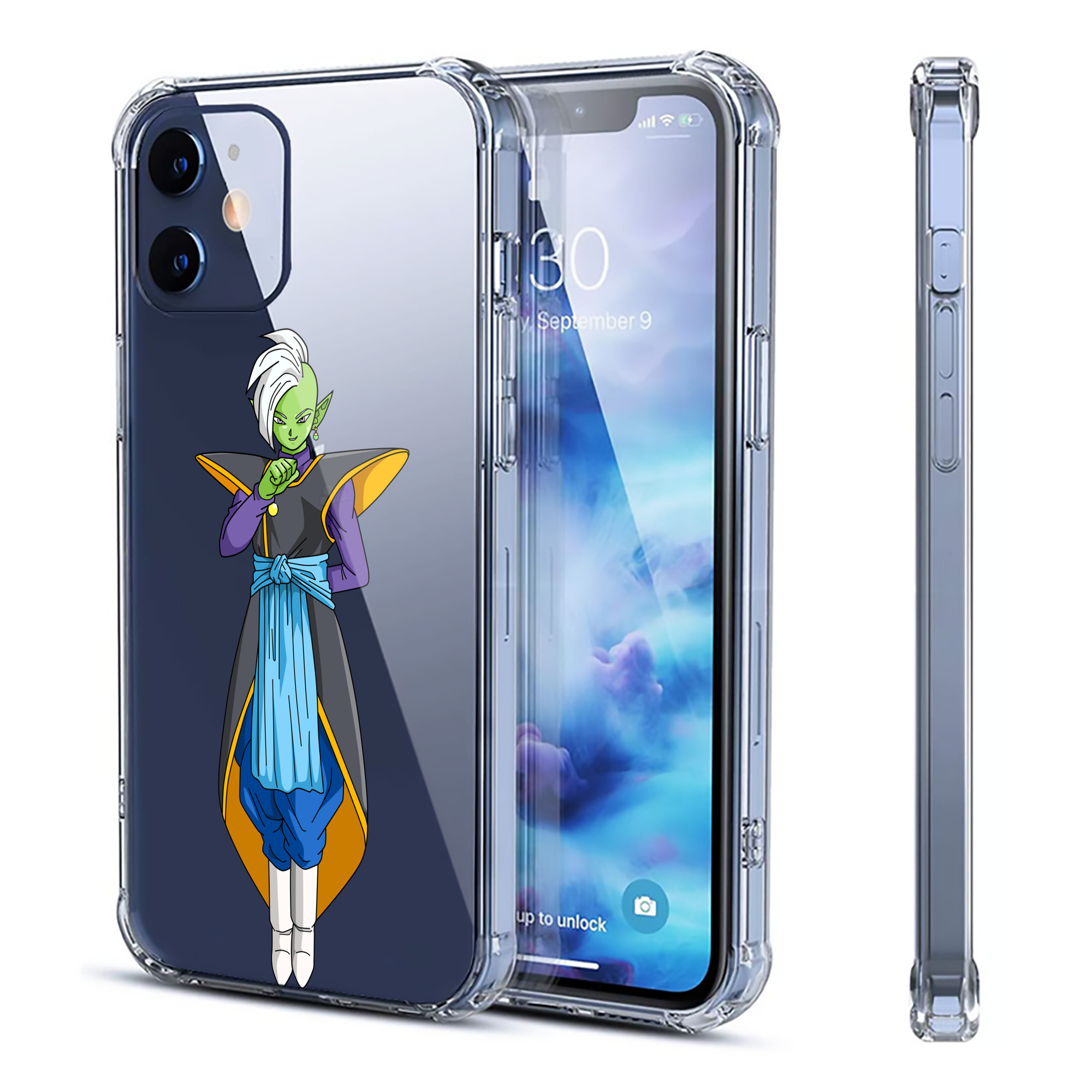 （画像用） ドラゴンボール DRAGON BALL 【iPhone 12シリーズ対応】透明スマホケース（クリアソフトケース）